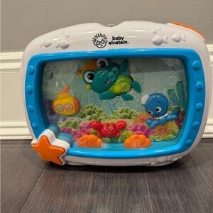 Baby Einstein Electronic Ocean Adventure Soothing Fish TankToy - Blue and White